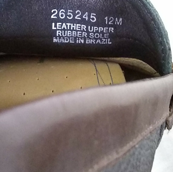 DUCK HEAD Blue Burgundy LEATHER MENS DRESS CASUAL PENNY LOAFERS SHOES Sz 12 M - Picture 7 of 7